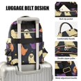 thumbnail image 3 of FORMRS Mini Backpack Purse for Women Quilted Travel Daypack Casual Shoulder Bag, Purple Halloween Ghosts, 3 of 7
