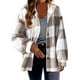 thumbnail image 1 of Sudadera con capucha y mangas largas para mujer, estilo casual, con cuello en V, blusa y capucha de manga larga, 1 of 8