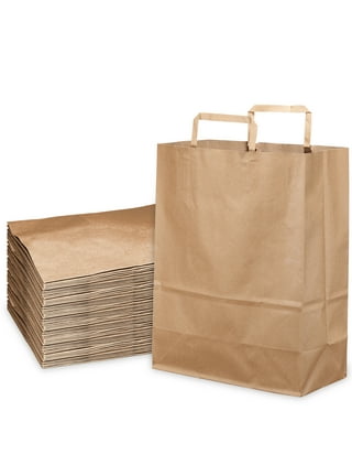  Cute Tote Bag Aesthetic - 1 Pack Large Trendy Designer Tote Bag  with Handles, Black & Brown Washable Rugged Kraft Paper Shopping Bag for  Women & Men, Market, Beach, Travel, Merchandise 