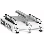 Zober Adjustable Metal Pant & Skirt Hanger, 20 Pack