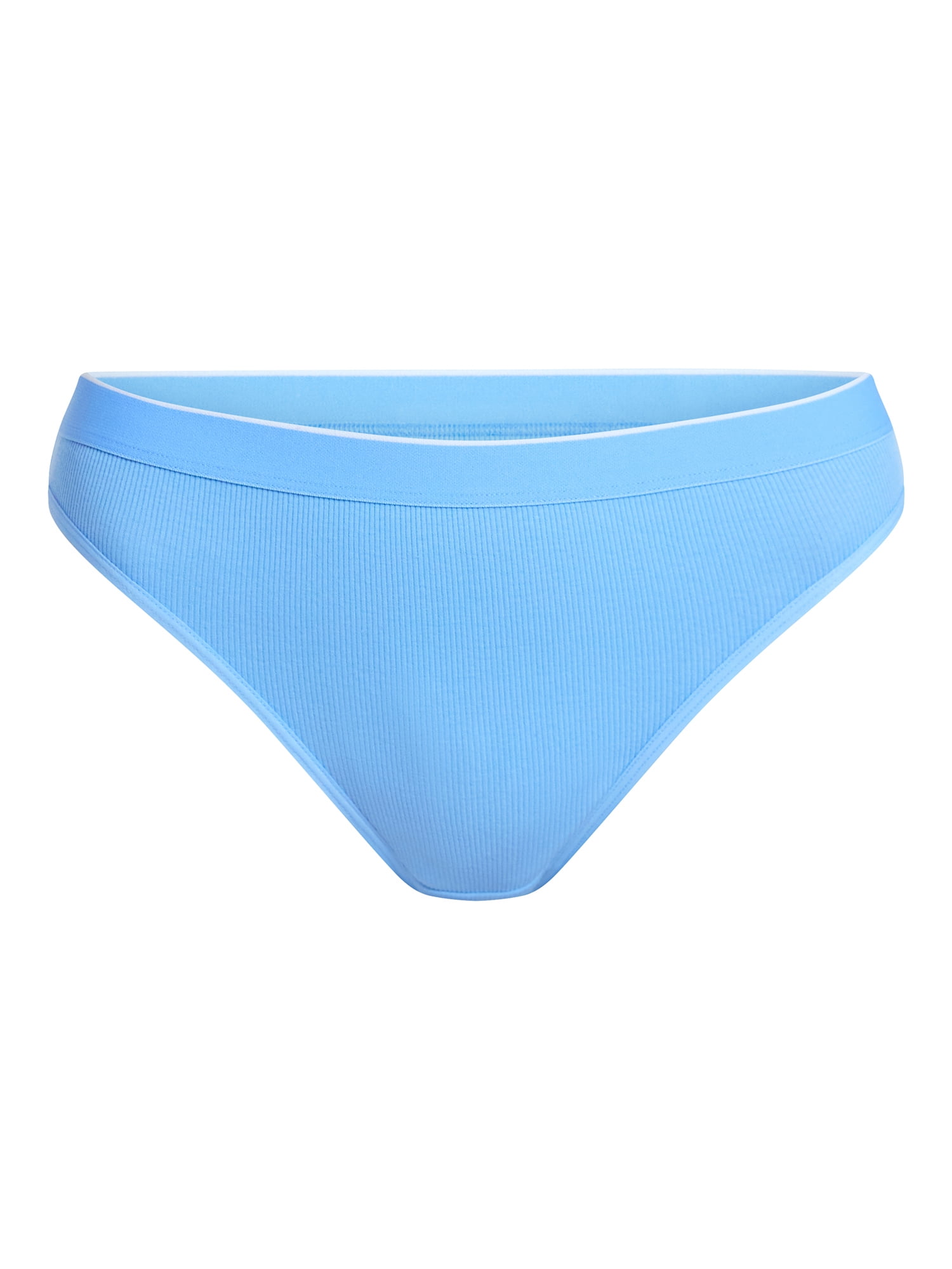No Boundaries Stretch Ribbed Hi Cut Cheeky Underwear, 5-Pack, Women's XS-XXXL