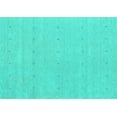 thumbnail image 1 of Ahgly Company Machine Washable Indoor Rectangle Abstract Turquoise Blue Contemporary Area Rugs, 5' x 8', 1 of 4