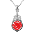 thumbnail image 1 of Corte de papel de China buey animal del Zodiaco Colgante Joyería Música Guitarra Torque Star Moon Unbranded M, 1 of 3