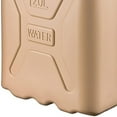 Scepter Lightweight BPA 5 Gallon 20 Liter Water Storage Container, Sand