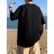 thumbnail image 3 of Men'S 2025 Sports Short Sleeve T-Shirt - Casual Crew Neck, Stretch Fabric, White with Black Print Design, Perfect for Outdoor Activities & Casual Attire, Casual Wear Tee | Crew Neck Shirt | Durab, 3 of 6