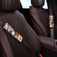thumbnail image 3 of Chririnla Car Seat Belt Pads Waterproof Soft Touch Seat Belt Cover Pad, Skin-Friendly Comfortable Driving Compatible with Auto Truck SUV, 3 of 8