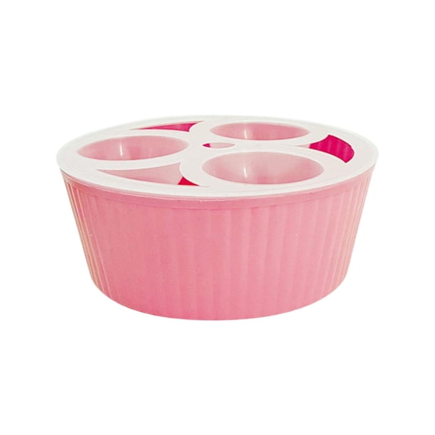 Maceta hidropónica de fondo estable para bulbos de narcisos, maceta de interior. rosa