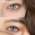 thumbnail image 3 of AMARA (Nuevo) | Serie ESTONIA Lentes De Contacto Suaves 2pcs/Par Lente 14.5mm Maquillaje Anual Cosméticos , Marrón/Gris/Verde, 3 of 4