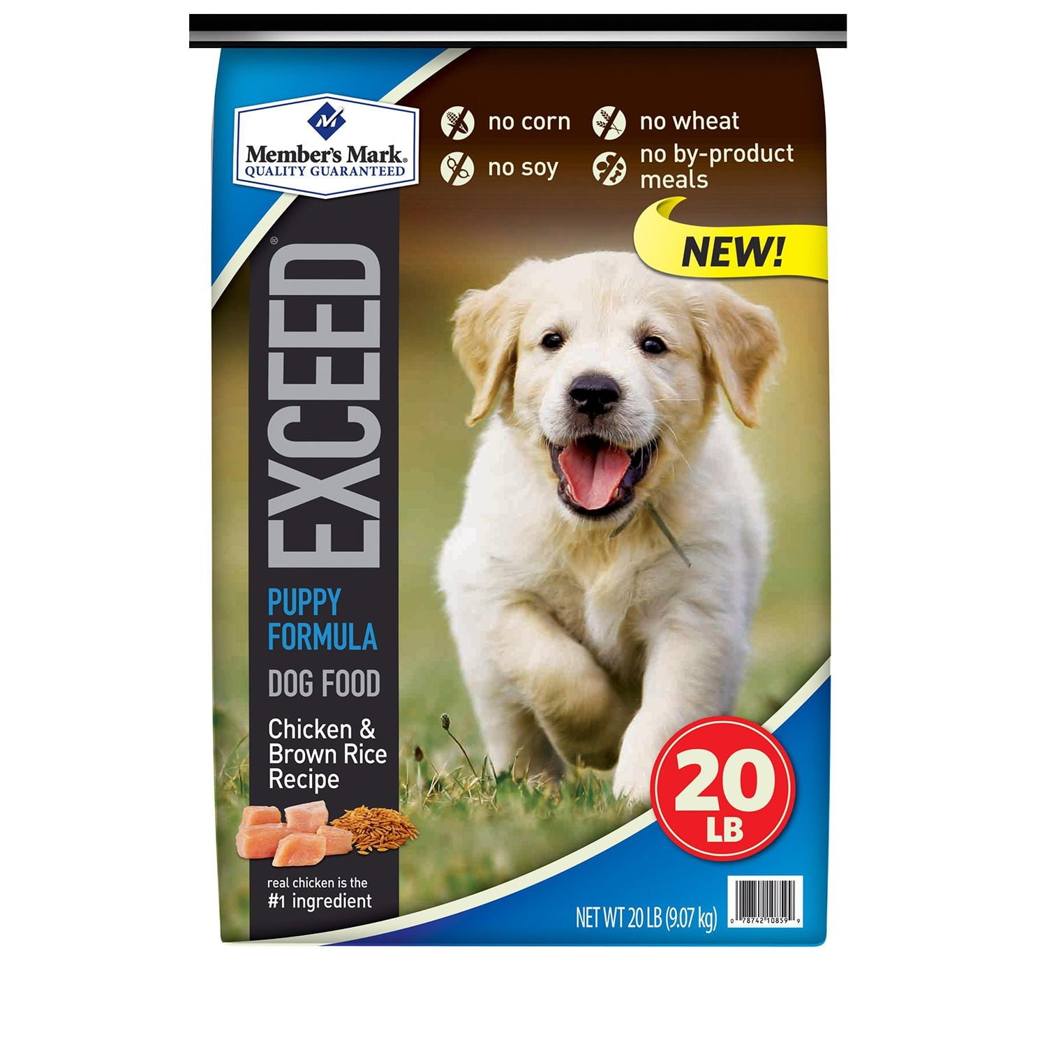 Member's Mark Exceed Dry Puppy Food, Chicken & Rice (20 lbs.) 