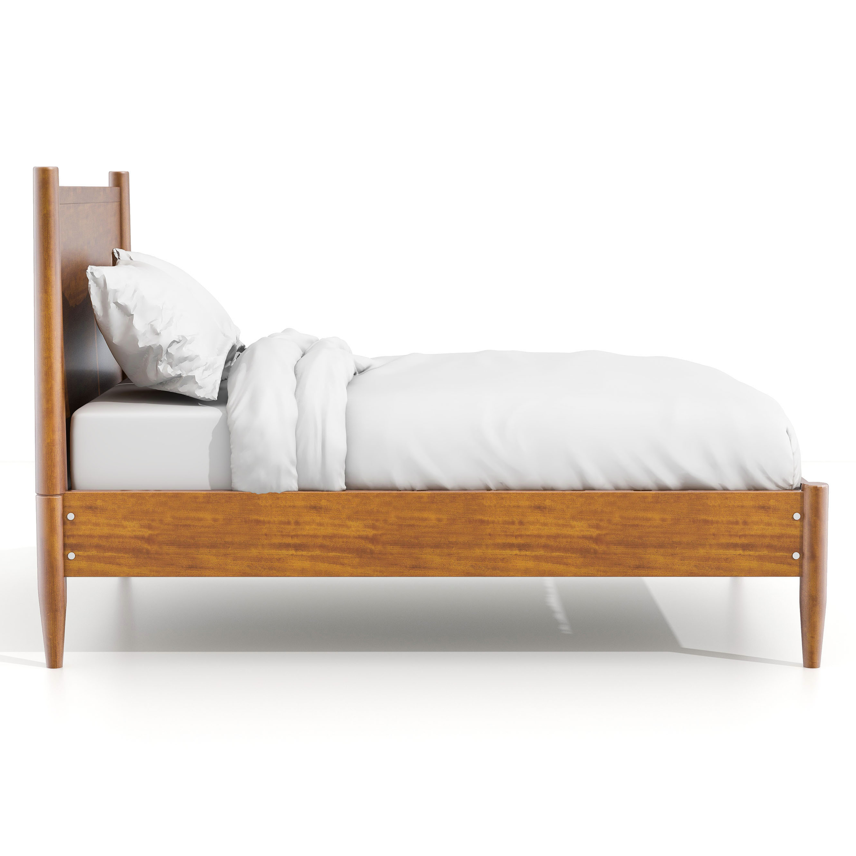 Furniture of America Farrah Mattress Ready Wood Oak Full Kids Bed