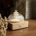 thumbnail image 1 of Difusor de aceites esenciales Levoair Glass Dome, 200 ml, base de madera, 1 of 6