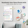 thumbnail image 4 of BSIMB 24 Inch Digital Calendar - Chore Chart, Meal Planner, Rewards System, Photo Display, Smart Electronic Calendar Wall Touch Screen Interactive Display Seamless Family Schedules, 4 of 10