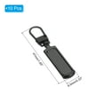 thumbnail image 2 of Reemplazo de tiradores de zipper Uxcell 10 Pcs Kit de reparación de pestañas de zipper desmontables de metal para maletas color negro, 2 of 5