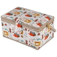 thumbnail image 1 of Sewing Box  Sewing Basket  Fabric Sewing Basket  Storage Box Fabric Sewing Basket Craft Box Household Sundry Storage Organizer With Handle, 1 of 8