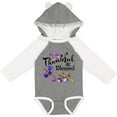 thumbnail image 3 of Inktastic Thankful and Blessed Inspirational Saying with Flowers Boys or Girls Long Sleeve Baby Bodysuit, 3 of 5