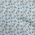 thumbnail image 1 of oneOone Cotton Cambric White Fabric Floral Quilting Supplies Print Sewing Fabric By The Yard 56 Inch Wide, 1 of 5
