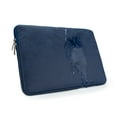 thumbnail image 6 of LLAYOO 11 Inch Laptop Sleeve PU Suede Leather Case Protective Padded Cover Water Resistant Bag Compatible with 11.6 MacBook Air Surface Pro for 11" Notebook Computer Tablet Chromebook (Deep Blue), 6 of 7