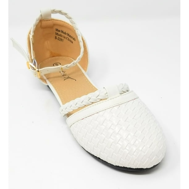 Victoria K - Women Ballerina Ballet Flats Slip-Ons Braided Loafers Shoes /w Ankle Strap