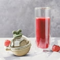 thumbnail image 3 of Boreal Craft Microwaveable Food Tray Glass Ice Cubes Reusable Silicone Ring Summer Light Bulbs Ice Ice Maker Light Bulbs Ice 2.5 In Sphere Sphere Ice Maker Silicone Round, 3 of 3