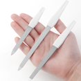 thumbnail image 4 of Salon Buffer Double Head Non-Slip Handle Nail Polishing Multifunctional 2 in 1 Manicure Tool Dual Use Stainless Steel Nail File D, 4 of 10