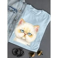 thumbnail image 3 of Serious Kitten T-Shirt Women -Kayomi Harai Designs, Female 3X-Large, 3 of 4