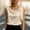 A464 Khaki, variant on Xdegoge Tank Top for Women Scoop Neck Sleeveless Dressy Satin Silk Like Cowl Neck Side Bow Tie Shoulder Elegant Party Business Work Office Fashion Summer Tops