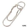 thumbnail image 1 of TIELUTT Paperclip Pen Holder Heart Shaped Metal Pen Clip Notebook Pencil Craft Table Craft Tables for Adults with Storage Rhinestones for Crafts Easter Crafts for Kids Stationery Cards And Envelopes S, 1 of 7
