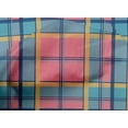 thumbnail image 4 of oneOone Cotton Poplin Medium Pink Fabric Madras Check Sewing Material Print Fabric By The Yard 42 Inch Wide, 4 of 4