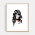 thumbnail image 2 of Ice - Drawing Sketch Portrait Modern Art Illustration Black and White Fashion Pop Art Unframed Wall Art Print 20 x 28 inches, 2 of 4