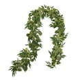 thumbnail image 3 of CASAFUN Artificial Eucalyptus Garland 2.58 Ft Silk Artificial Vines Hanging Leaves Plants Greenery Garland for Indoor Outdoor Wedding Backdrop Arch Wall Decor, 3 of 6