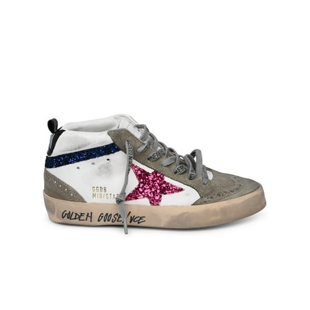 

Golden Goose Woman Mid Star Two-Tone Leather Sneakers