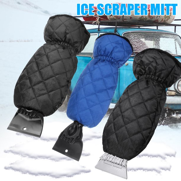 Ice Scraper for Car Windshield with Mitt 2 Pack Snow Ice Scraper