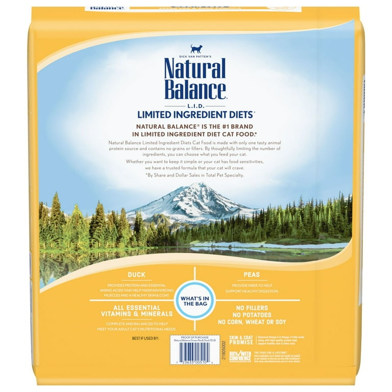 Natural balance cat food top salmon and green pea