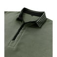 thumbnail image 5 of Enridrech Mens Casual Tee Top Collared Short Sleeve Tshirt with Button Comfort Breathable Cotton Solid Color Tees Shirt, 5 of 6