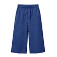 thumbnail image 6 of WDDDD Men‘s Baggy Sweat Shorts 3/4 Length Below Knee Drawstring Casual Y2K Athletic Pants Blue L, 6 of 6