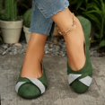 thumbnail image 6 of Women's Casual Rhinestone Strap Walking Shoes, Flat Single Sole Design with Breathable Lining and Cushion Comfort, Slip on Sneakers for Daily Leisure Wear, 6 of 6