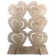 thumbnail image 1 of Pantalla de tablero de donas en forma de corazón Sólido Fácil de instalar Decoración Donuts Stands Pantalla Rack para mesa de postres Fiesta de boda Monstrate HA012553-00, 1 of 7