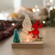 thumbnail image 5 of Puntoco Adornos de candelabros navideños Vela de cena Vela de té Adorno de escritorio Decoración de mesa de comedor Decoración de madera Vela decorativa Vela de Navidad, 5 of 6
