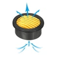 thumbnail image 4 of Filtro de compresor de aire Uxcell, paquete de 6 accesorios de reducción de ruido para compresores de aire, negro, amarillo, 4 of 5