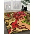 thumbnail image 3 of Ahgly Company Machine Washable Indoor Rectangle Transitional Saffron Red Area Rugs, 2' x 3', 3 of 7