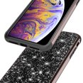 thumbnail image 3 of Kaleidio Case For Apple iPhone XS Max (6.5") [Diamond Armor] 2-Piece Dual Layer [Shockproof] Crystal Hybrid Impact Cover w/ Overbrawn Prying Tool [Black/Black], 3 of 7