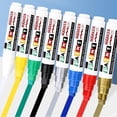 thumbnail image 5 of Paint Marker Pen, Stone Letter Restoration Marker, Waterproof Oil-Based Permanent Marker for Memorial Stone Letter Refinishing, Weatherproof Repair Marker for DIY Touch Up (Black,1Pc), 5 of 5
