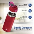 thumbnail image 4 of Magma Life Termo Acero Inoxidable 710 ml 24 oz, Material Seguro y Resistente, Tapa con Botón y Cerradura, Asa Integrada, Sellado Hermético, Antiderrapante, 4 of 8