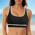 thumbnail image 2 of Sports Swim Bra Bikini Tops for Women Classic Bathing Suits Top with Padded Crop Swimsuit, 2 of 6