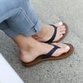 thumbnail image 2 of Okabashi Breeze Women's Flip Flops-Toffee/Navy-ML, 2 of 3