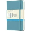 Moleskine Classic Notebook, Hard Cover, Pocket (3.5" x 5.5") Dotted, Reef Blue, 192 Pages