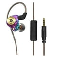 thumbnail image 2 of Pebbuoy High-Performance In-Ear Wired Headphones with Noise-Cancelling Mic HiFi Sound Comfortable Stage Monitor Earphone, 2 of 7