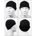 Syhood 6 Pieces Men Skull Caps Cotton Beanies Sleep Hats Multifunctional Helmet Liner Cap for