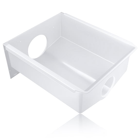 PartsBroz WPW10670845 Ice Bucket - Compatible with Whirlpool Kenmore KitchenAid Maytag Refrigerators