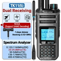 Quansheng TK11(5) Portable Ham Radio 10W Multi-Band Spectrum Analyzer 27MHz CB LW MW SW USB AM FM LSB CW - HF VHF UHF SSB